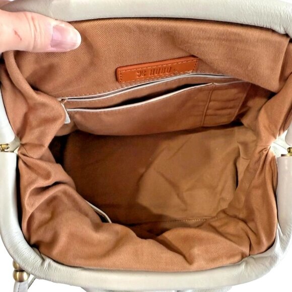 Hobo International Adalyn Gray Leather Shoulder Bag 13x10.5" EUC - Picture 4 of 8